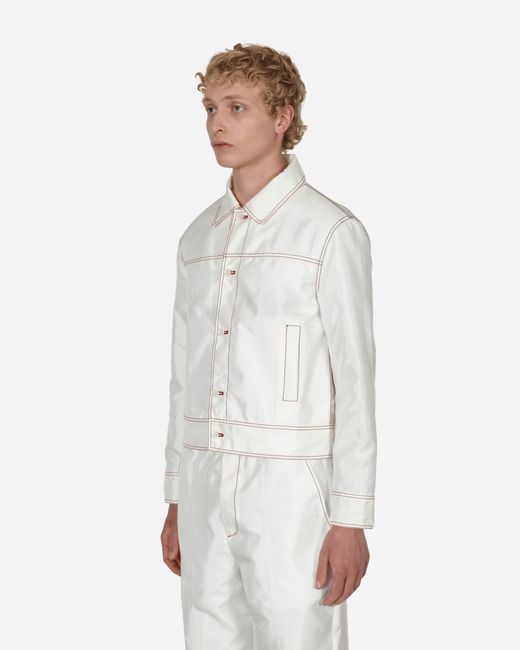 KANGHYUK White Readymade Airbag 2 Pocket Jacket for men