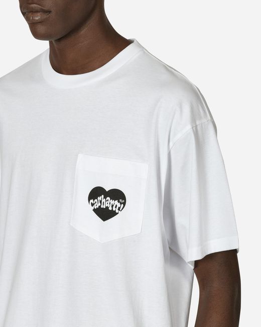Carhartt White Amour Pocket T-Shirt for men