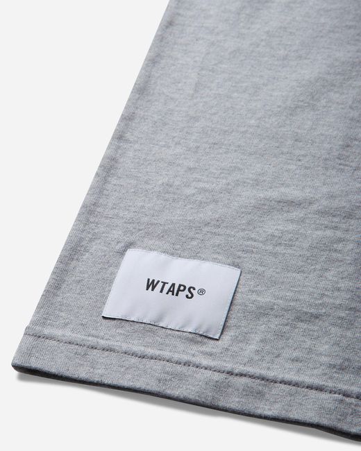 (w)taps Gray S Academy T-Shirt Ash for men