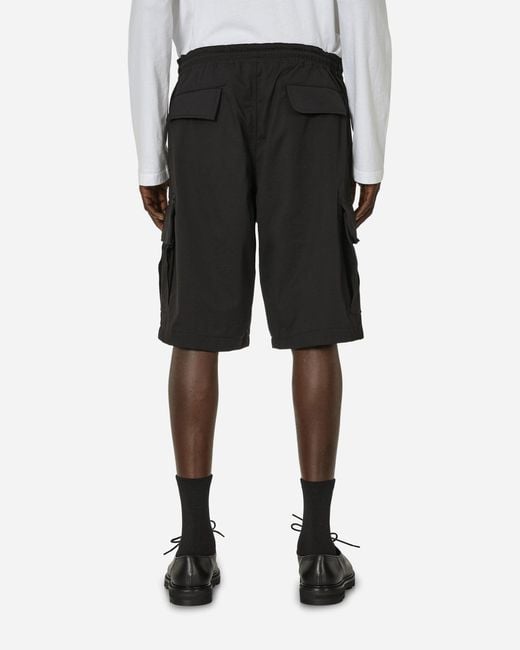 Comme des Garçons Black Garment Dyed Cargo Shorts for men