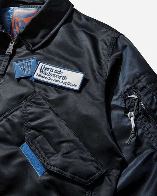 GR10K Blue Alpha Industries Cwu-45 Bomber Jacket Rep for men