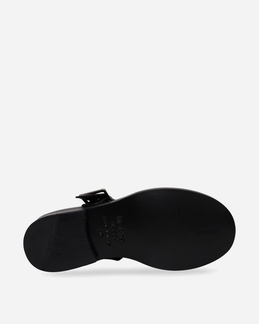 Martine Rose Black Bondage Belt Sandals for men