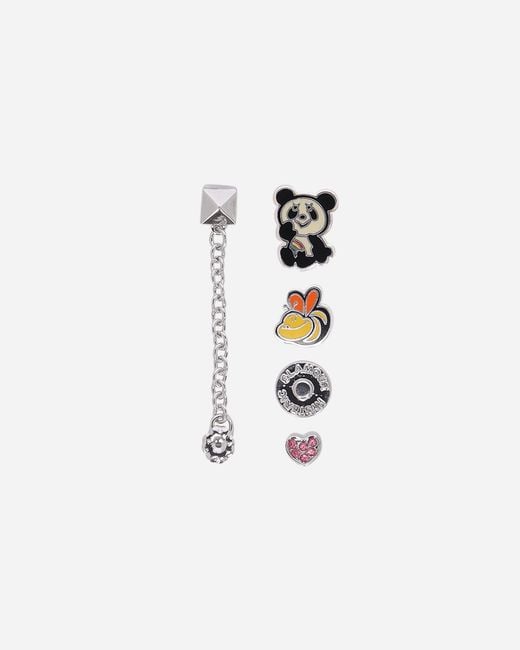 Hysteric Glamour Red Hysteric Like It Earring Set Silver