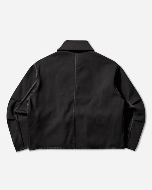 Cav Empt Black Smooth Zip Up Jacket for men