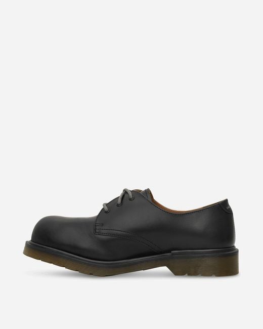 Dr. Martens Black Slam Jam 1461 Outlier Steel Toe Shoes for men