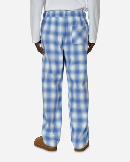 Tekla Blue Flannel Plaid Pijamas Pants for men