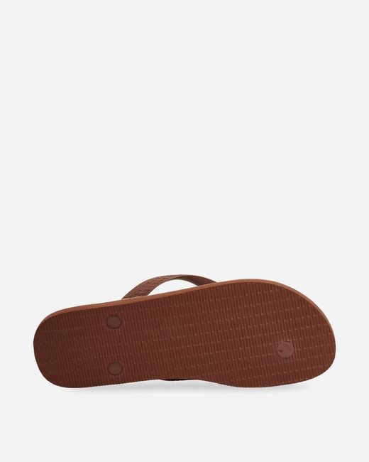 Havaianas White S Tradi 2.0 Flip Flops Rust for men