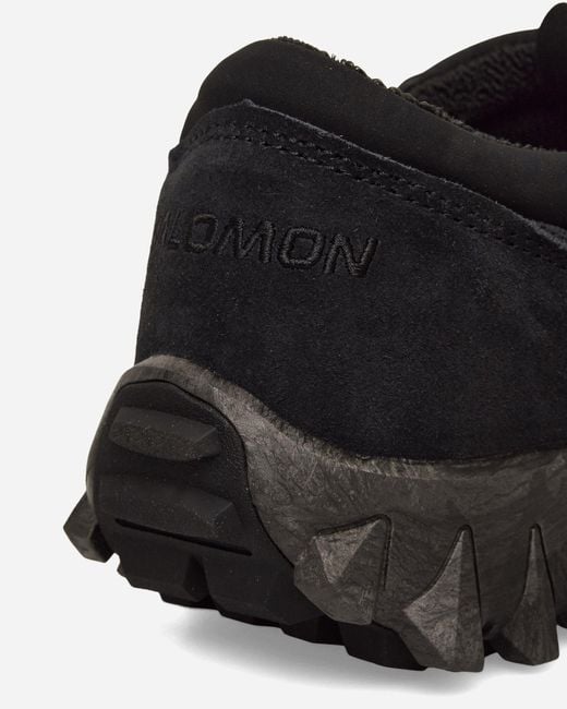 Salomon Black Snowclog Corduroy Sneakers for men