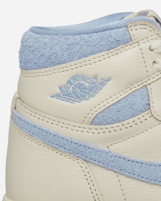 Nike Women S Air Jordan 1 Retro High Og Sneakers Pale Ivory / Psychic Blue