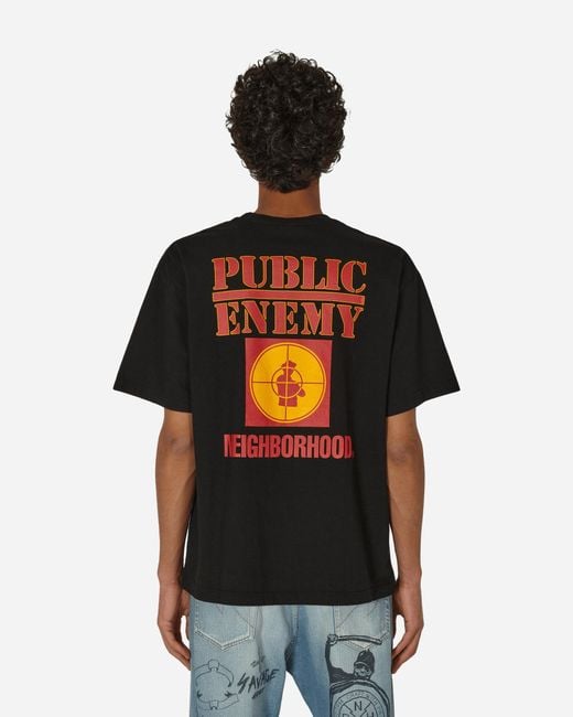 Neighborhood Red Public Enemy T-shirt for men
