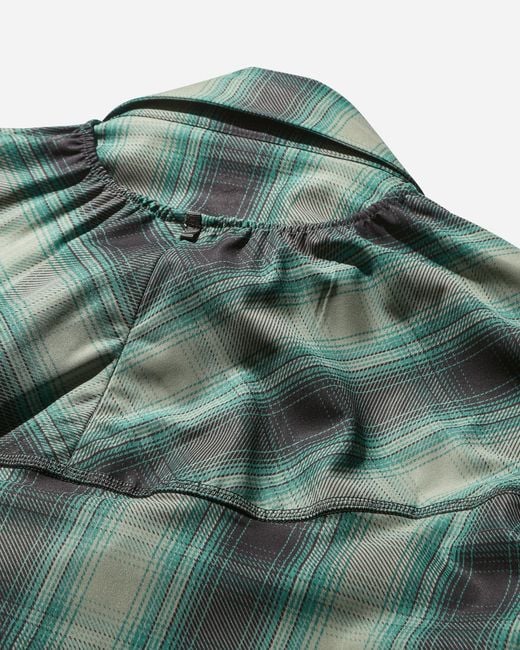 Satisfy PeaceShell Recycled Stretch Shirt in Green for Men
