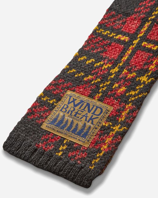 Kapital White 5g Wool Tartan Check Gale Cap for men