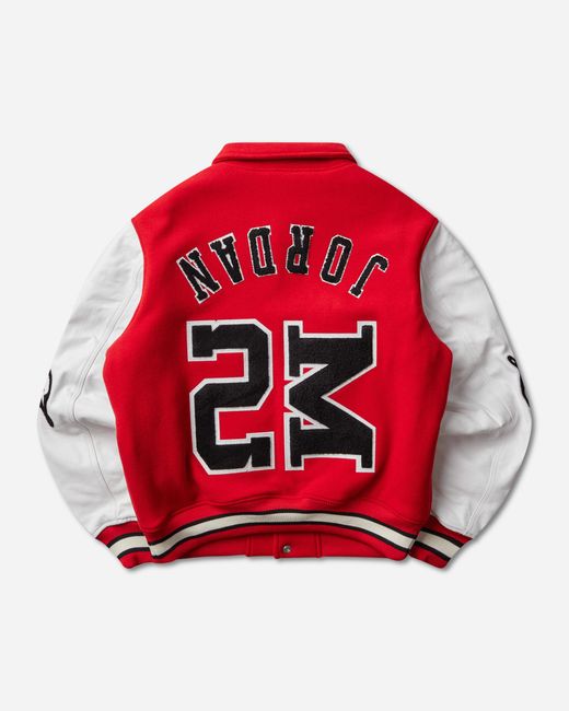 Nike Red Saint Mxxxxxx Varsity Jacket University for men