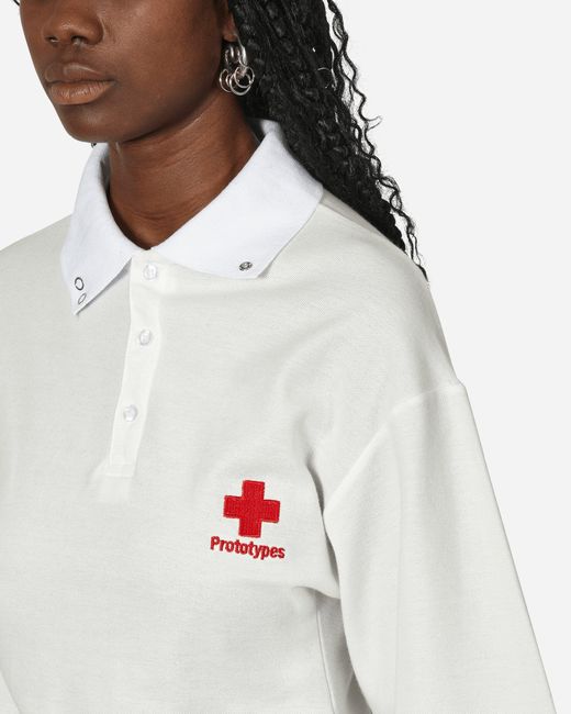 PROTOTYPES White Nurse Polo Shirt