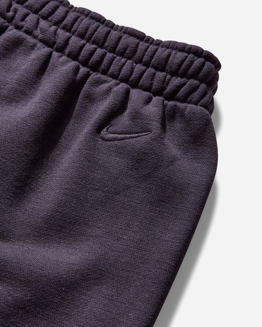 Nike Blue Men S Wool Classics Fleece Shorts Cave Purple for men