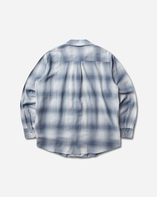 Carhartt Blue Tyers Longsleeve Shirt Shady for men