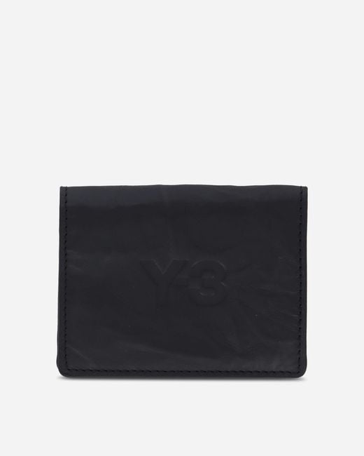 Y-3 Black Card Holder for men