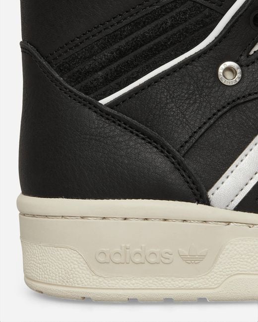 Adidas Brown Rivalry Hi Consortium Sneakers Core Black for men
