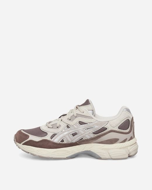 Asics White Gel-Nyc Sneakers Cocoa Powder Pure for men