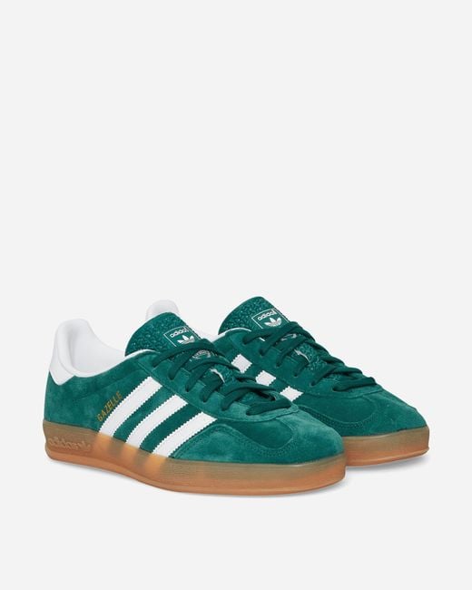 Adidas Green Gazelle Indoor Sneakers Collegiate / Cloud for men
