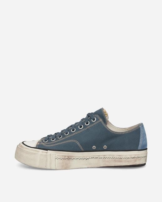 Visvim Blue Skagway Lo G.Patten Sneakers for men