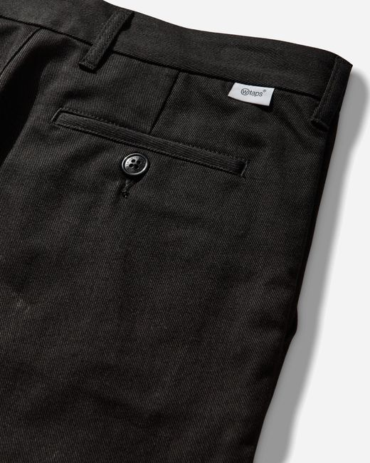 (w)taps Black S Wrkt2001 Trousers for men