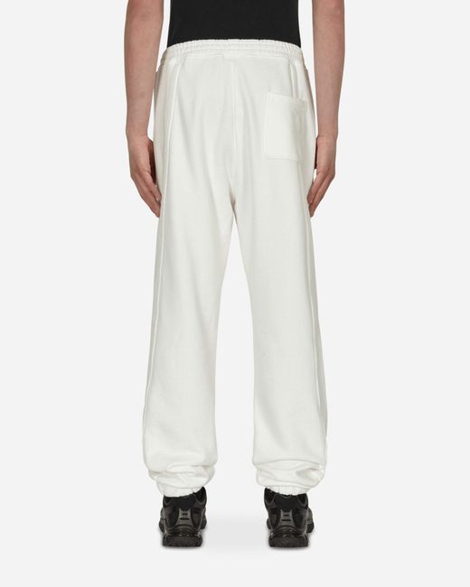 SLAM JAM Panel Basic Sweatpants White for men