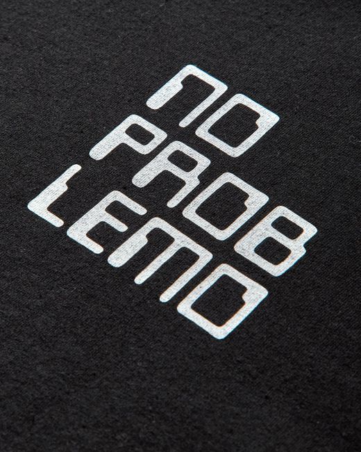No Problemo Black Universal Friendship Longsleeve T-shirt for men