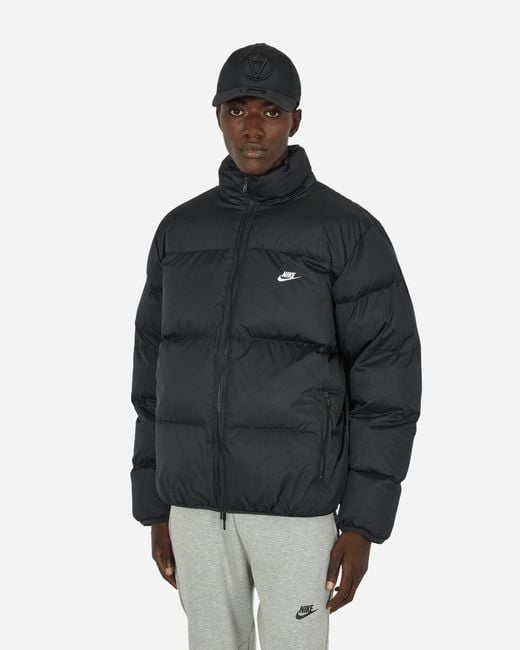 Nike Club Puffer Jacket Black for Men | Lyst