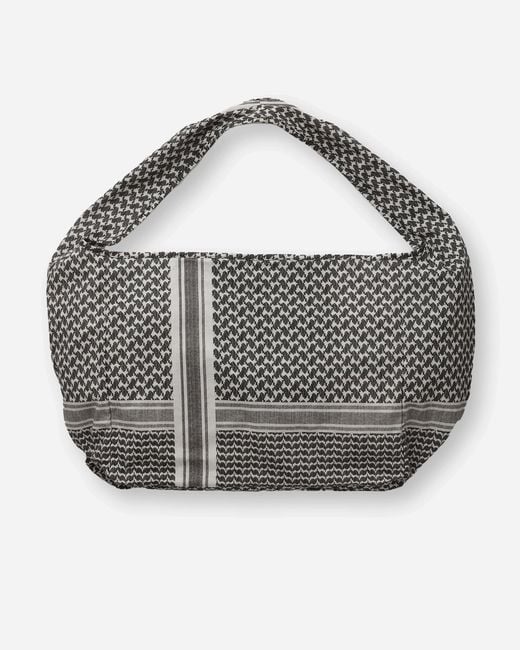 Neighborhood Metallic Shemagh Newspaper Bag for men