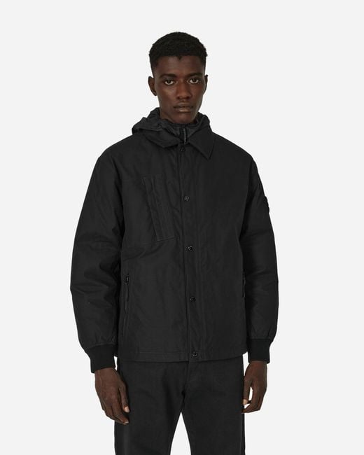 Stone Island Black Ghost Piece O-ventile Down Jacket for men