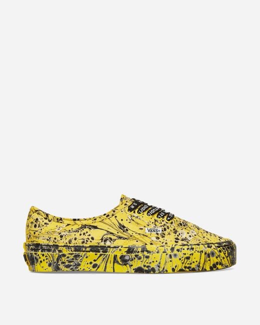 Vans S.r. Studio La.ca. Authentic Reissue 44 Vibram Sneakers Marbled / Cyber Yellow for men