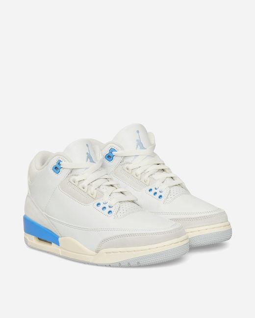 Nike Blue Air Jordan 3 Retro Sneakers Lucky Shorts for men