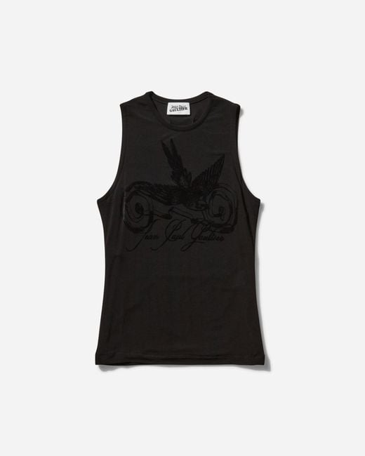 Jean Paul Gaultier Women S Tattoo Viscose Jersey Tank Top in