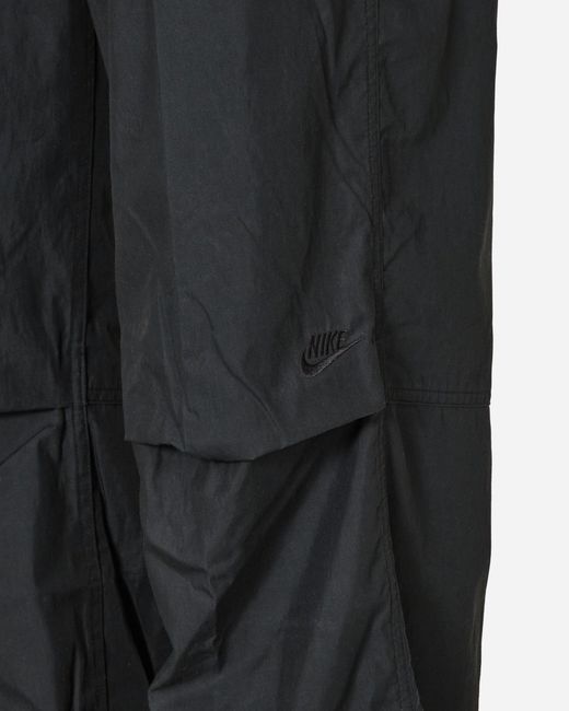 Nike Black Waxed Canvas Cargo Pants for men