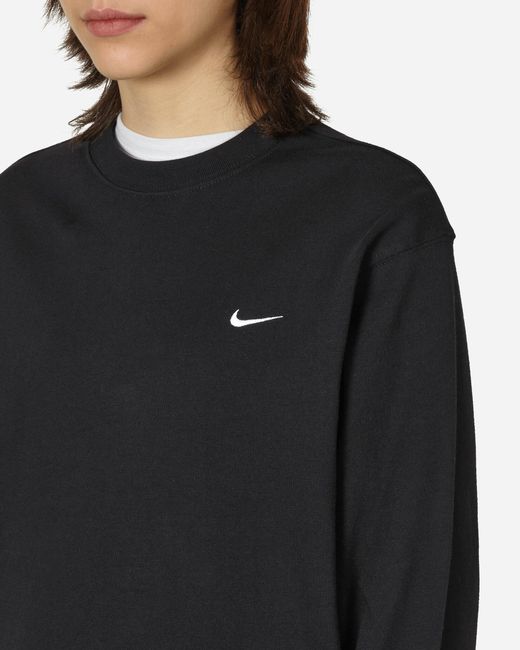 Nike Solo Swoosh Longsleeve T-shirt Black