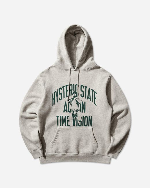 Hysteric Glamour Multicolor Men S Action Time Vision Hoodie Grey for men