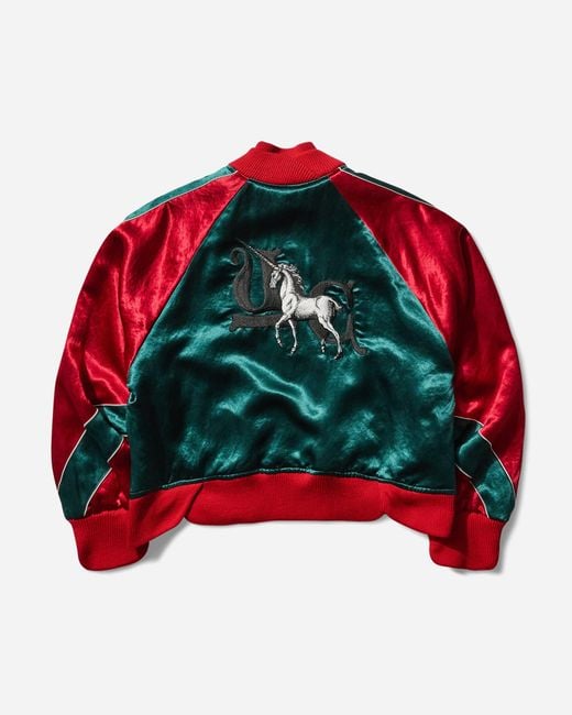 Undercover Women S Embroidered Bomber Jacket Green