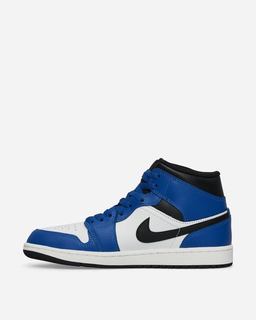 Nike Blue Air Jordan 1 Mid Sneakers Game Royal for men