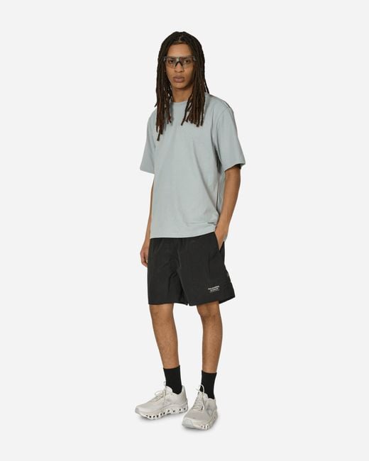 UNAFFECTED Gray Contrast Mesh Panel T-Shirt Misty for men