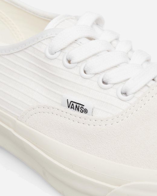 Vans White Premium Authentic 44 Ripstop Sneakers Marshmallow True for men