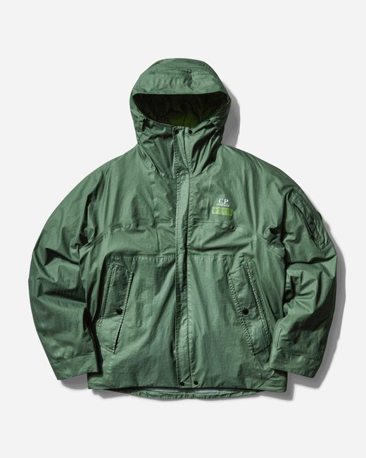 C P Company Green S Gore G-Type Reversible Jacket Piquant for men