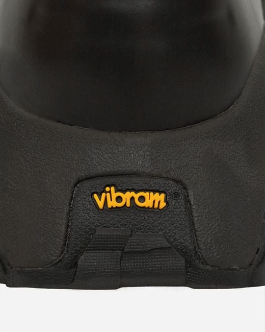 SLAM JAM Black Vibram Rubber Core Boots for men