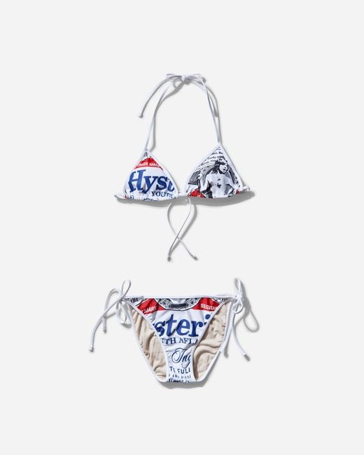 Hysteric Glamour White Women S Hg Label Bikini