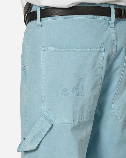 AWAKE NY Blue Cotton Painter Pants for men
