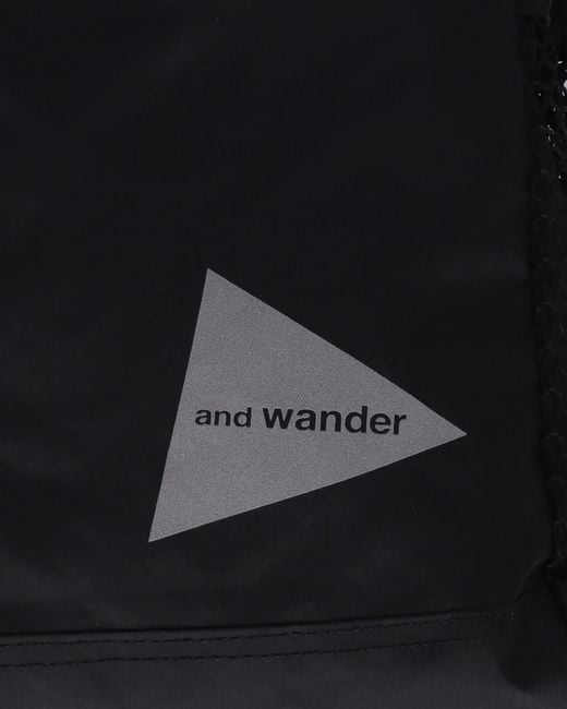 And Wander Black Ecopak 30l Backpack for men
