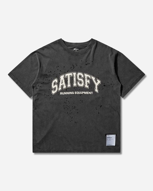 Satisfy Black Men S Mothtech T-shirt Aged for men