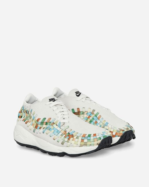 Nike White Wmns Air Footscape Woven Sneakers Summit for men