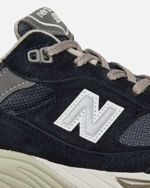 New Balance White Wmns Made In Uk 991 Sneakers Navy