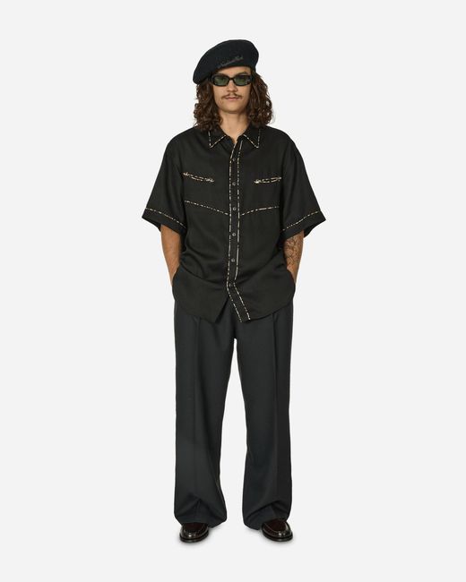 Wacko Maria Black Western Shirt for men